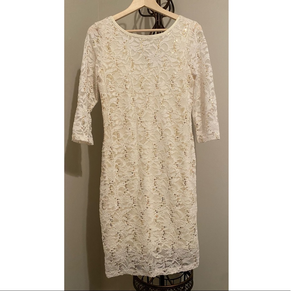 ONYX Nite Lace & Sequen Dress